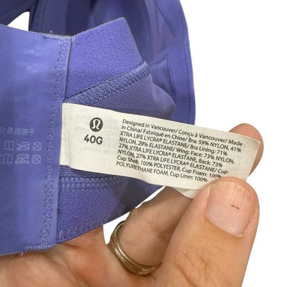 Lululemon Run Times High Support Bra in 40G - Picture 4 of 4